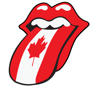 Rolling Stones Canada Sticker