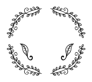 Floral Border 4 Sticker