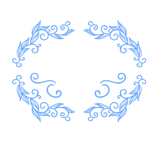 Floral Border 6 Sticker