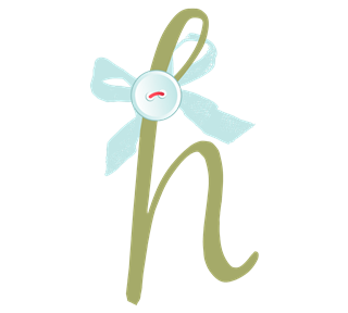 Letter H Sticker
