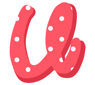 Letter U Sticker