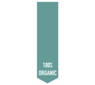 100% Organic Banner 8 Sticker