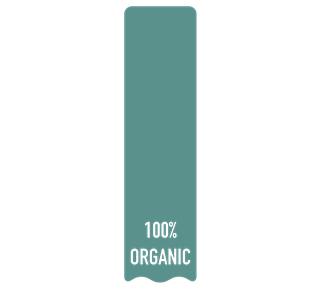 100% Organic Banner 6 Sticker