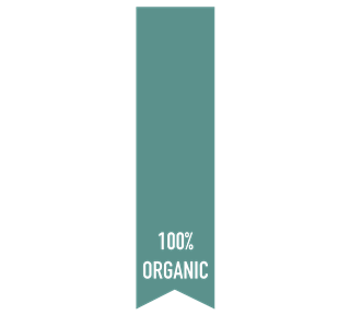 100% Organic Banner 4 Sticker