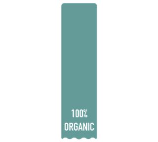 100% Organic Banner 3 Sticker