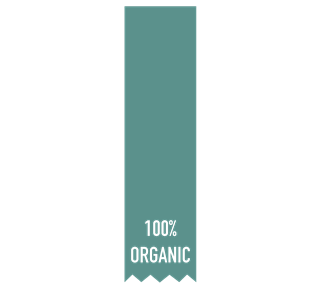 100% Organic Banner 2 Sticker