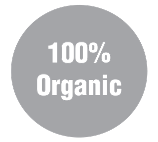 100% Organic Sticker