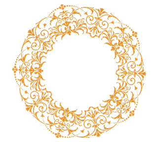 Floral Border 2 Sticker