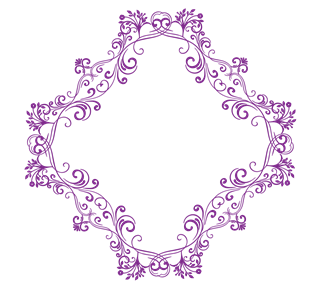Floral Border 3 Sticker