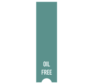 Oil Free Banner Sticker