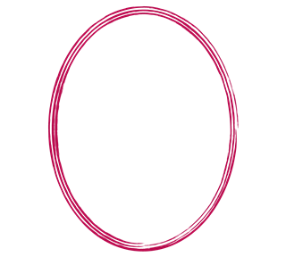 Oval Frame Sticker