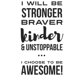 Choose to Be Awesome Sticker