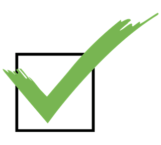 Check Vote Sticker