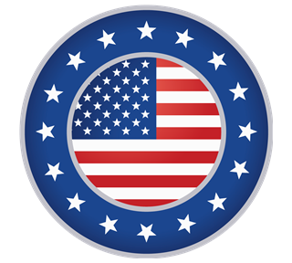 American Badge Sticker