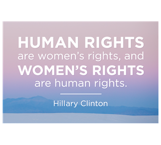 Human Rights Women's Rights Sticker