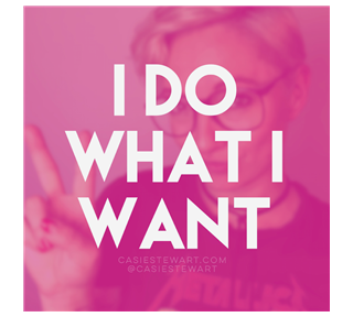 Do What I Want Motivational Quote Sticker