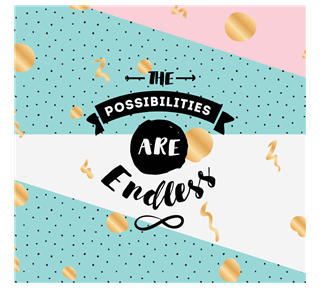 Natalie Ho Possibilities Motivational Quote Sticker