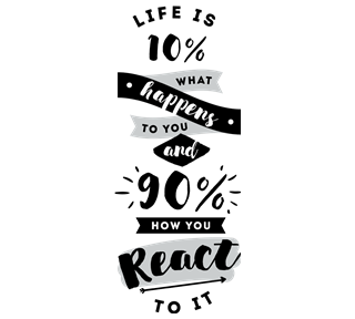 Natalie Ho React Motivational Quote Sticker