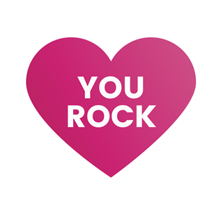 You Rock Sticker