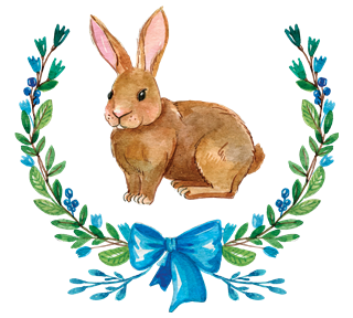 Rabbit And Laurels Sticker