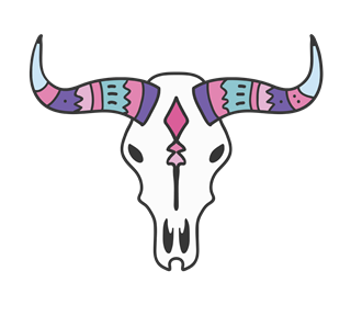 Animal Skull Sticker