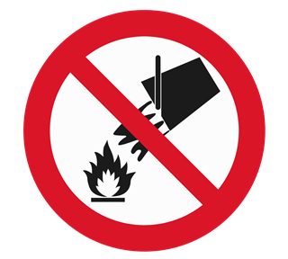 Warning No Fires Sticker