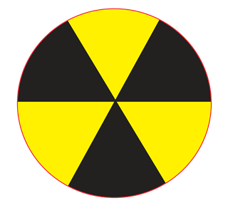 Nuclear Symbol Sticker