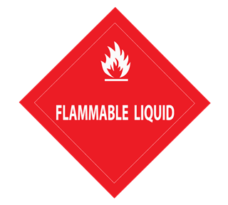 Flammable Liquid Sticker