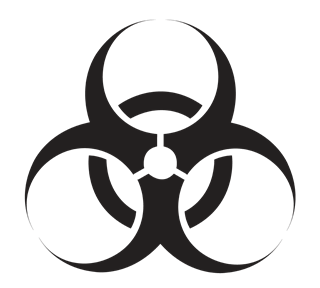 Biohazard Sticker