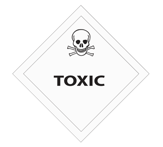 Toxic Symbol Sticker