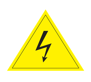 Warning Electrical Hazard Sticker