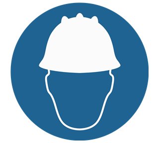 Wear Safety Helmet Sticker