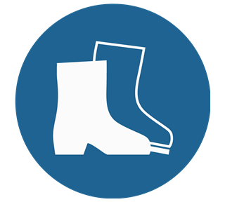 Wear Protective Footwear Sticker