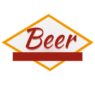 Red Orange Beer 1 Sticker