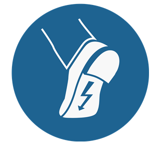 Wear AntiStatic Foot Wear Sticker