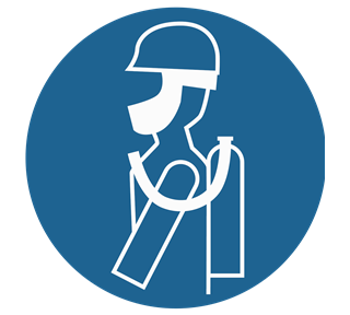 Use Self Contained Breathing Apparatus Sticker
