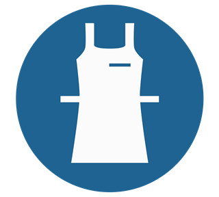 Wear Protective Apron Sticker