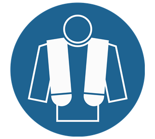 Wear Life Jacket Sticker