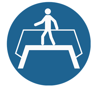 Use Footbridge Sticker