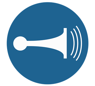 Sound Horn Sticker