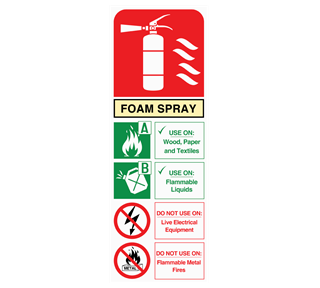 Foam Spray Sticker