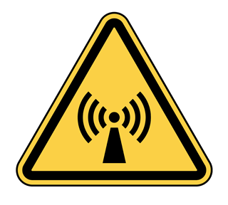 Warning NonIonizing Radiation Sticker