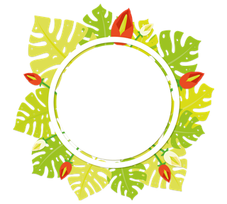 Palm Leaves Sticker