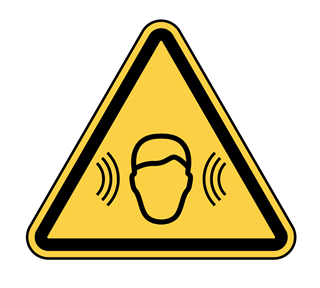 High Noise Levels Sticker
