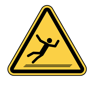 Slippery Surface Sticker