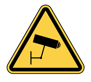 CCTV in Operation Sticker