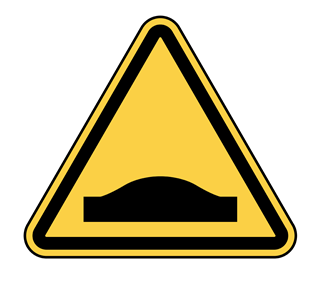 Speed Ramps Ahead Sticker