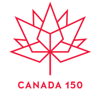 Canada 150 Logo Sticker
