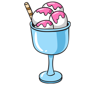Ice Cream 1 Sticker