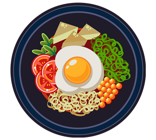 Plate Of Food Sticker